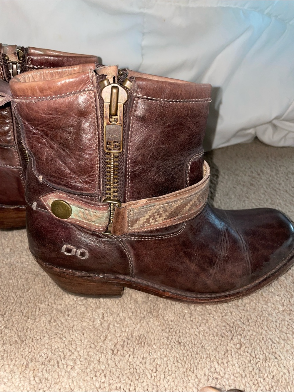 Bed Stu 7.5 leather boots